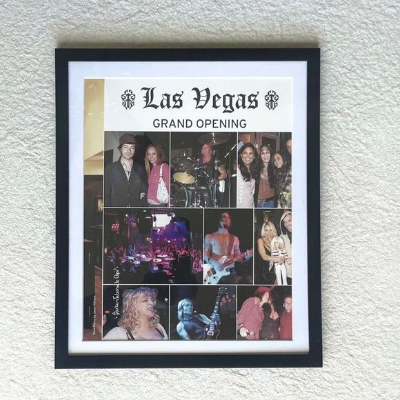 Chrome Hearts Las Vegas 9x11 Framed mag cutout poster